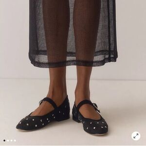 Anthropologie Jeffery Campbell studded flats